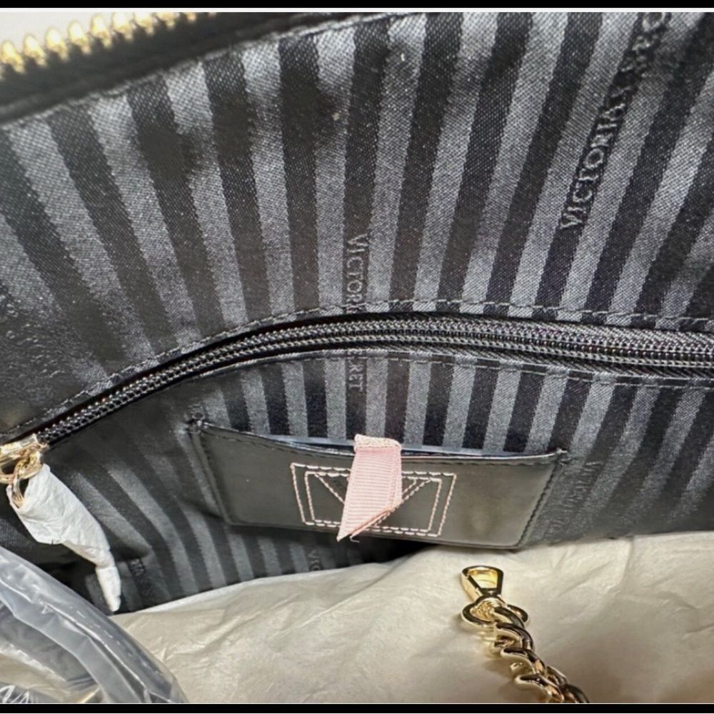 Victoria’s Secret black and gold Studded Handbag. - Picture 6 of 8
